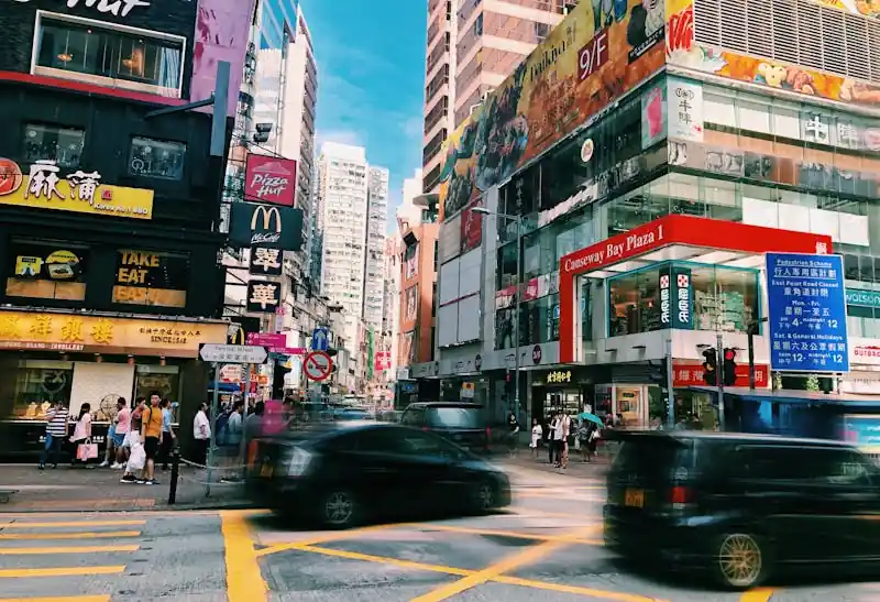 Causeway Bay neighborhood in Hong Kong