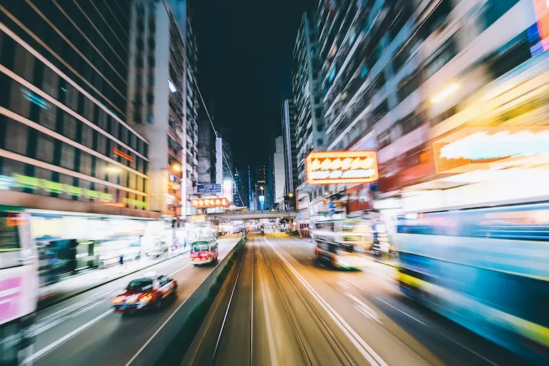 Central neighborhood in Hong Kong