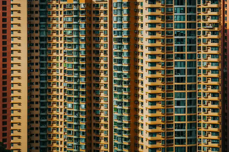 Wan Chai neighborhood in Hong Kong