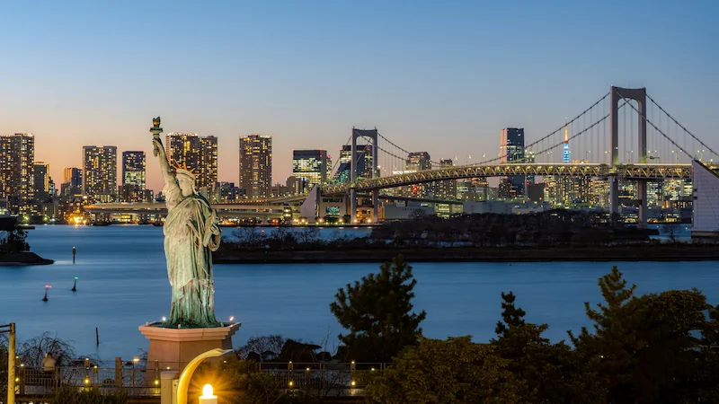 Tokyo Bay / Odaiba / Disney neighborhood in Tokyo