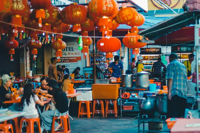 Chinatown neighborhood in Kuala Lumpur