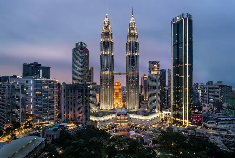 KLCC neighborhood in Kuala Lumpur