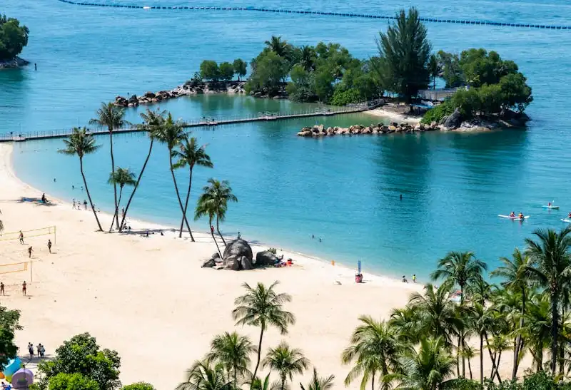 Sentosa neighborhood in Singapore