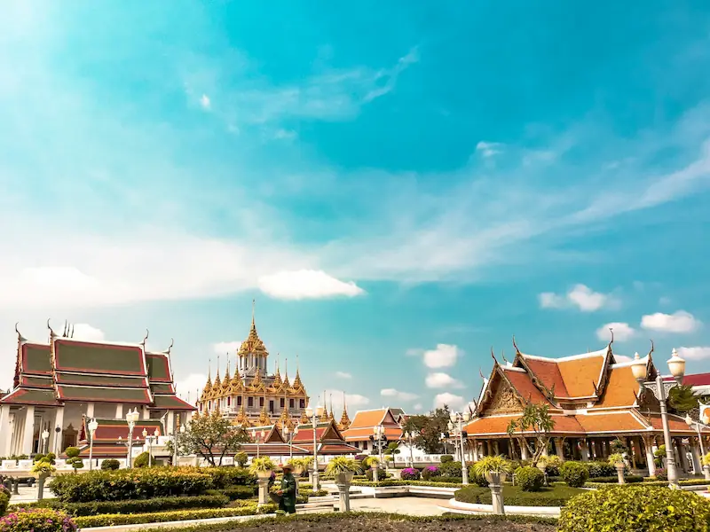 Rattanakosin (Old City) neighborhood in Bangkok