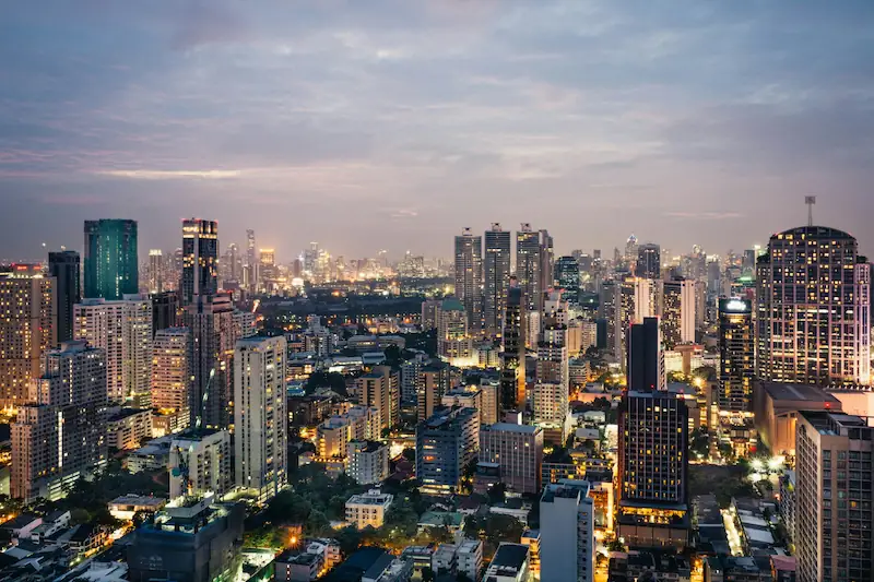Sukhumvit neighborhood in Bangkok