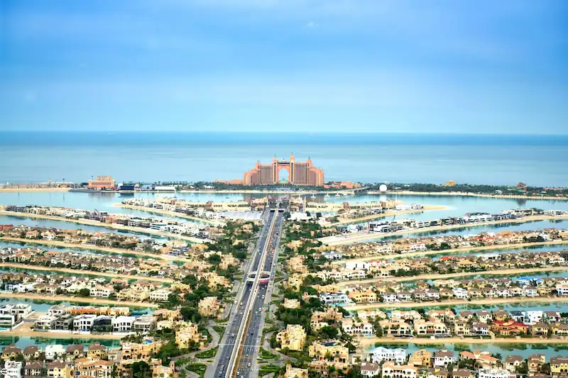 Palm Jumeirah neighborhood in Dubai