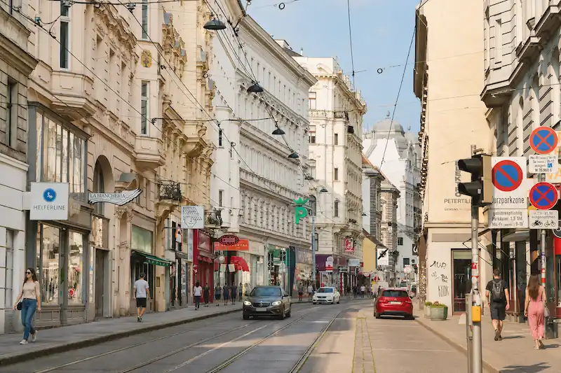 Josefstadt neighborhood in Vienna