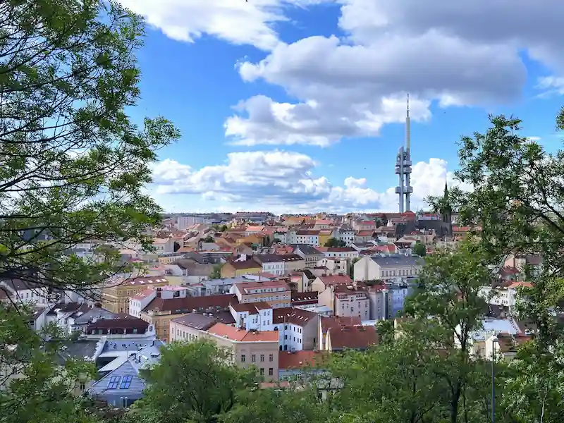 Žižkov neighborhood in Prague