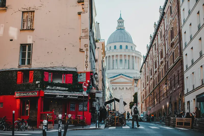 Latin Quarter neighborhood in Paris
