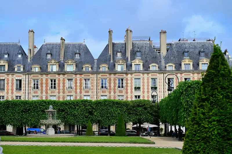 Le Marais neighborhood in Paris