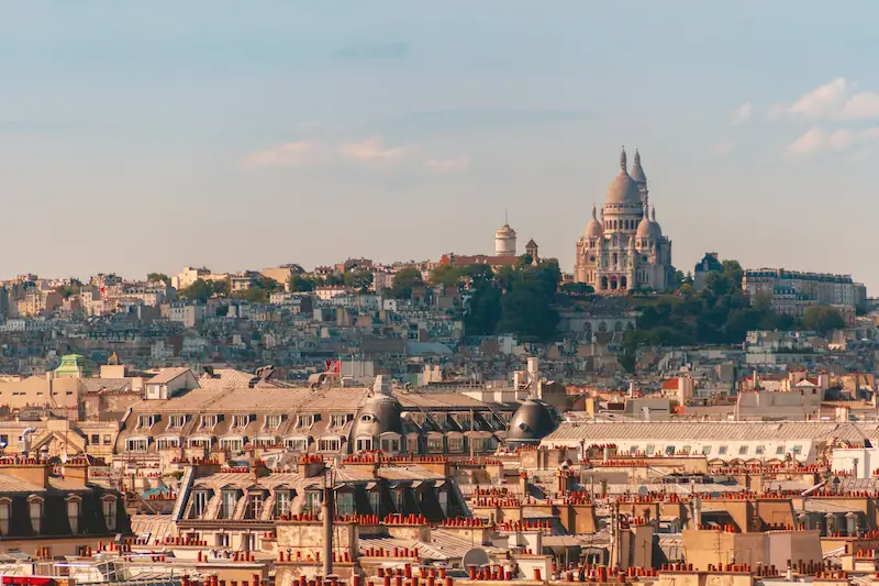 Montmartre neighborhood in Paris