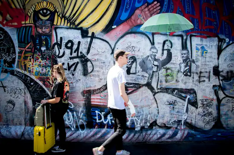 Friedrichshain neighborhood in Berlin