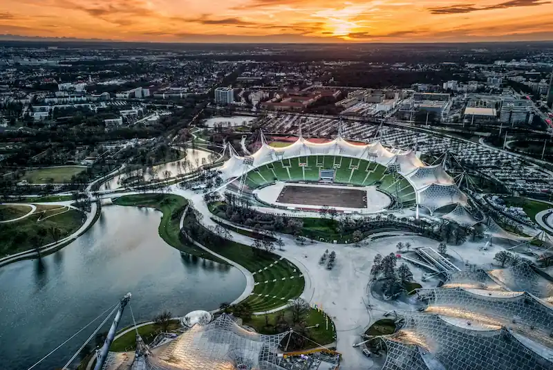 Olympiapark neighborhood in Munich