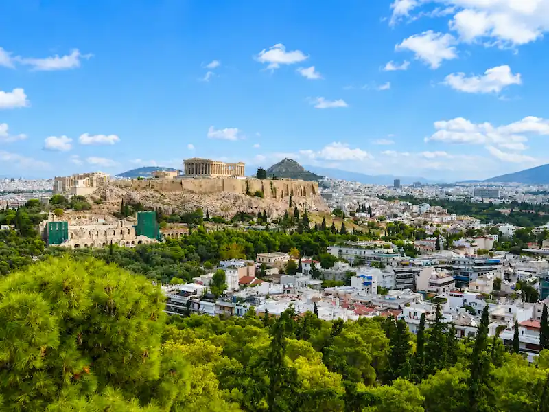 Koukaki neighborhood in Athens