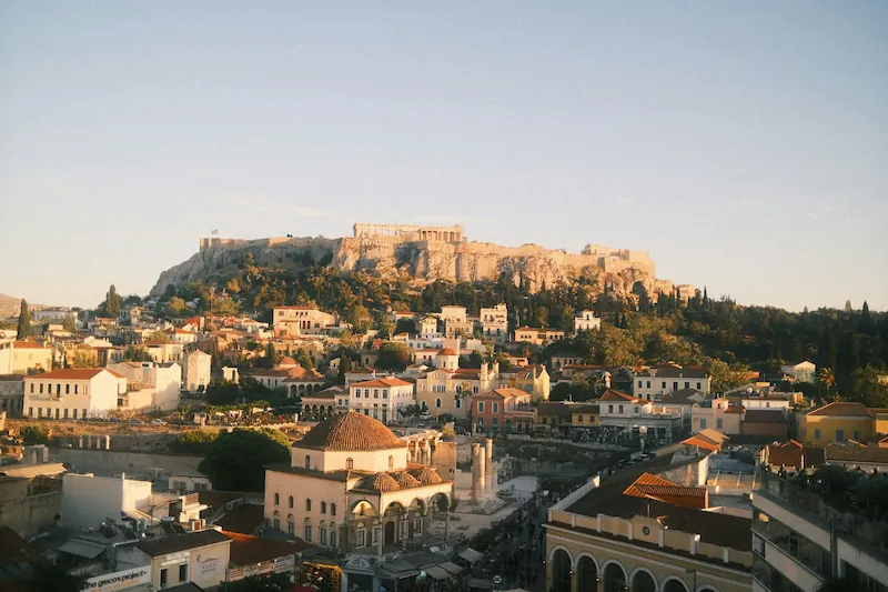 Monastiraki neighborhood in Athens