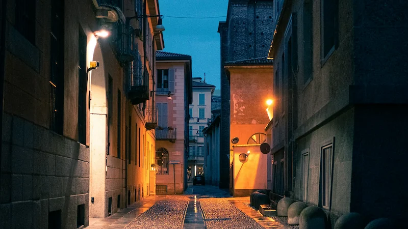 Brera neighborhood in Milan