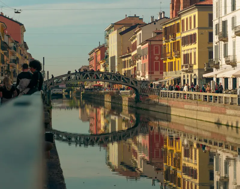 Navigli neighborhood in Milan