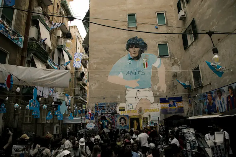 Quartieri Spagnoli neighborhood in Naples