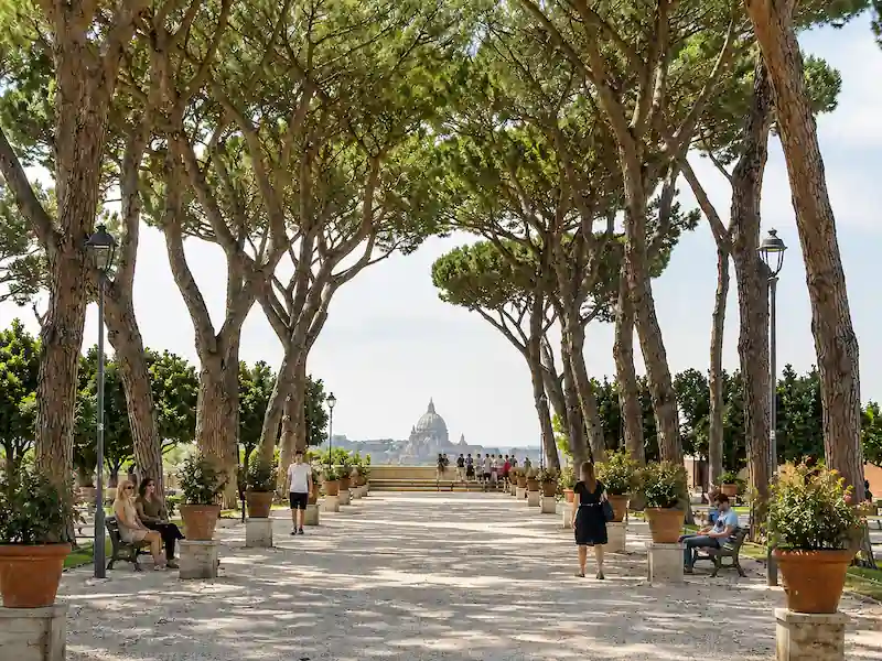 Aventine neighborhood in Rome
