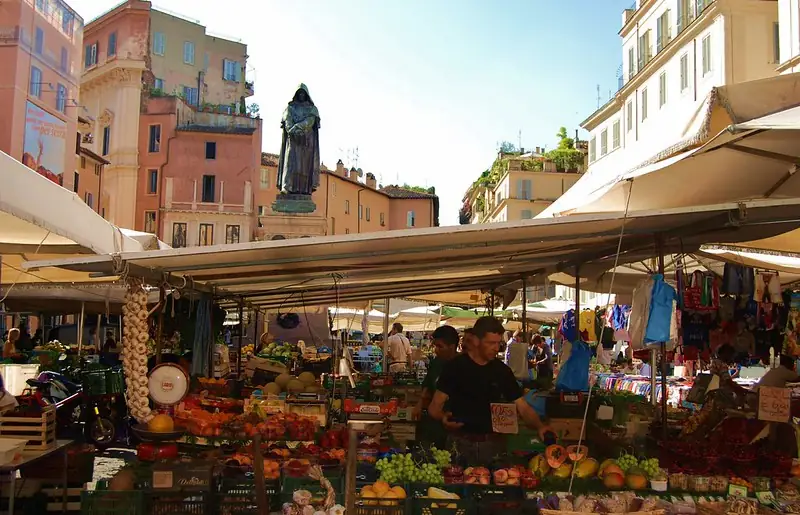 Campo de' Fiori & Jewish Ghetto neighborhood in Rome