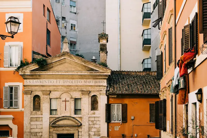 Monti neighborhood in Rome