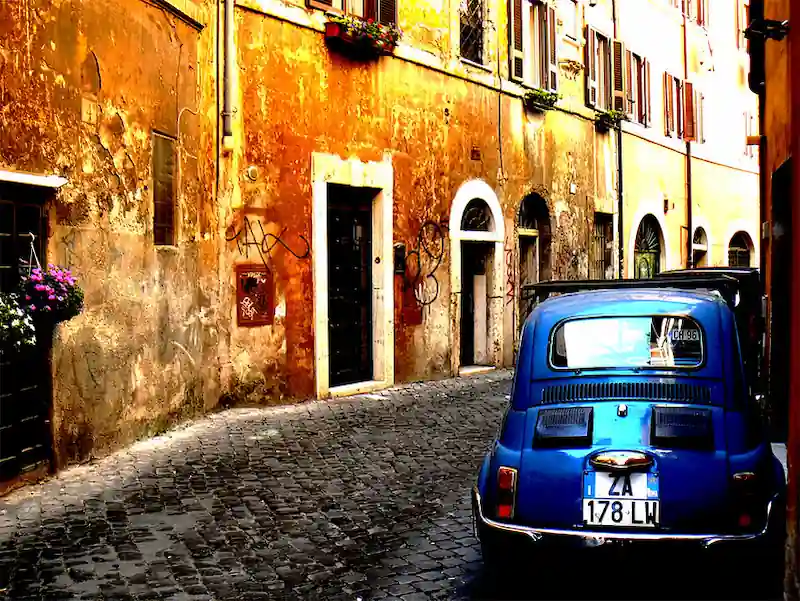 Trastevere neighborhood in Rome