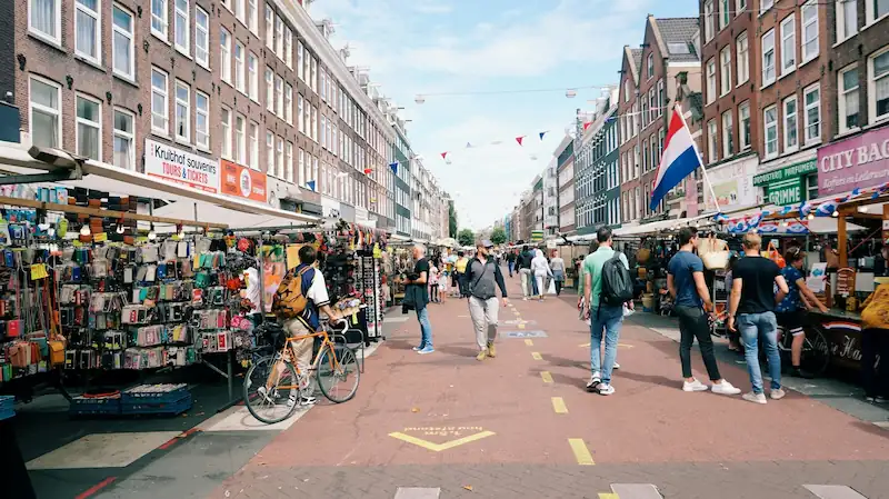De Pijp neighborhood in Amsterdam