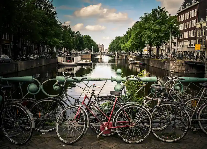 Nine Streets neighborhood in Amsterdam
