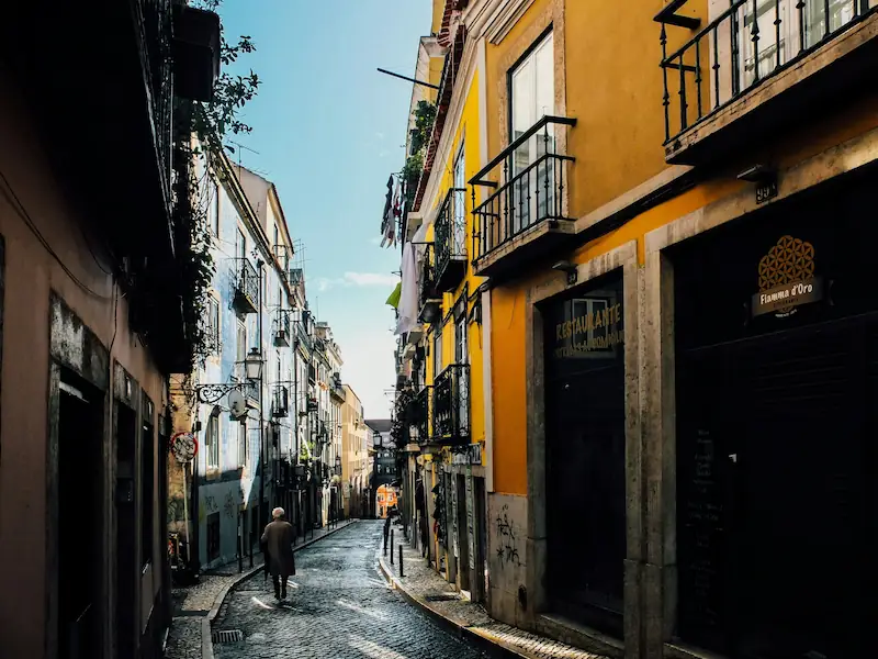 Bairro Alto neighborhood in Lisbon