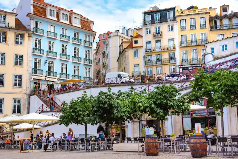 Chiado neighborhood in Lisbon