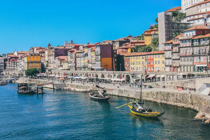 Ribeira neighborhood in Porto