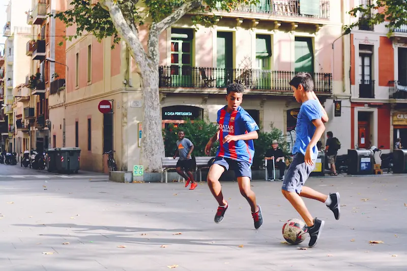 Gràcia neighborhood in Barcelona