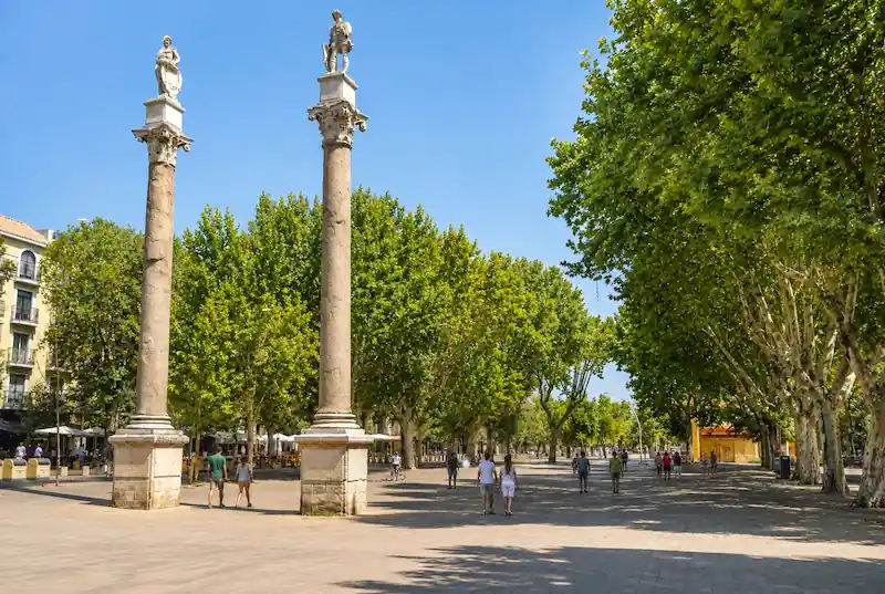 Alameda and Feria neighborhood in Seville