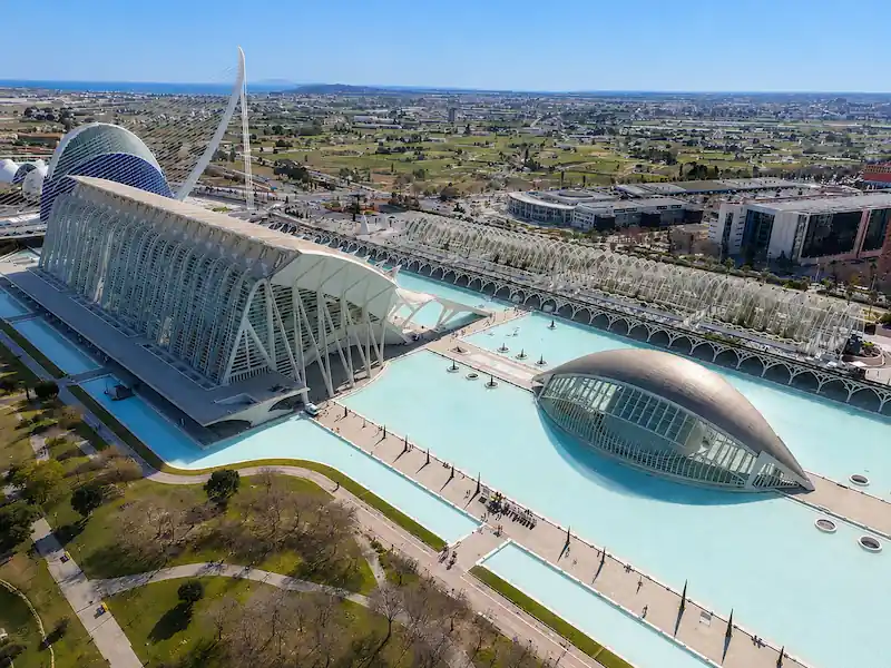 City of Arts and Sciences neighborhood in Valencia