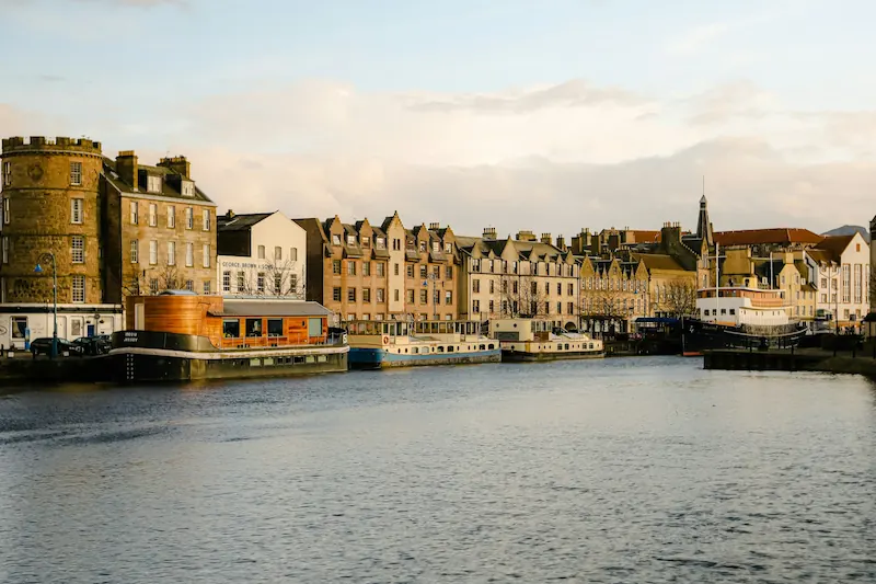 Leith neighborhood in Edinburgh