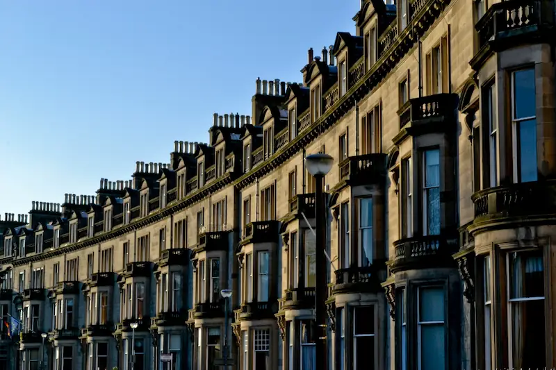 New Town neighborhood in Edinburgh
