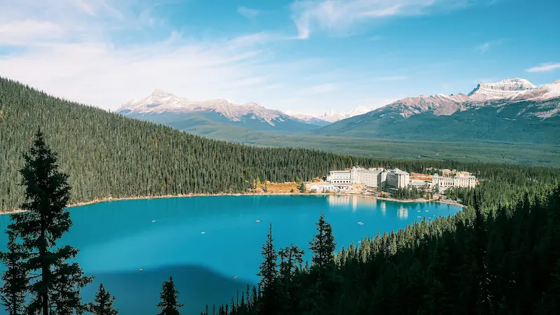 Lake Louise neighborhood in Banff