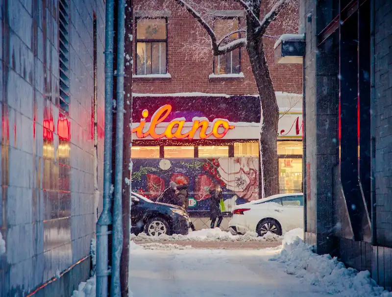 Little Italy neighborhood in Montreal