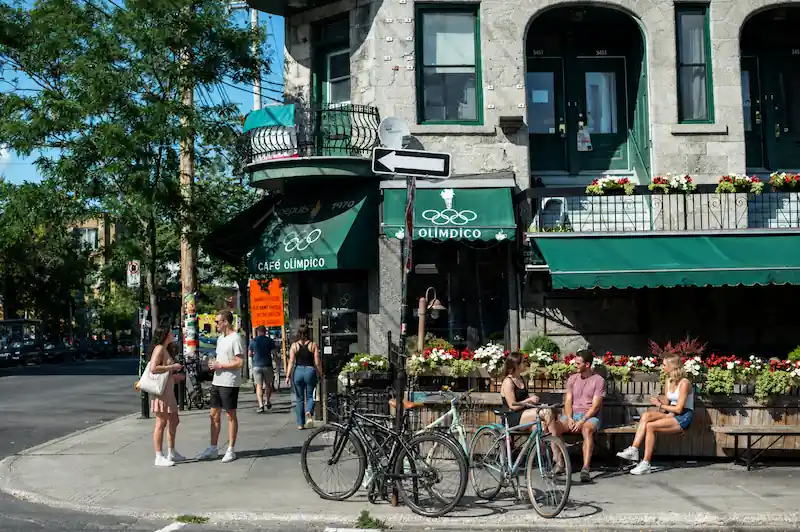 Mile End neighborhood in Montreal
