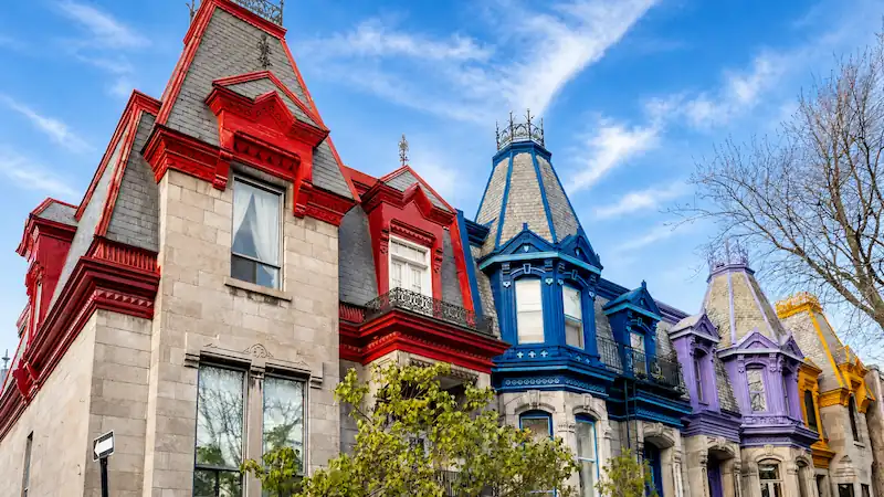 Plateau Mont-Royal neighborhood in Montreal