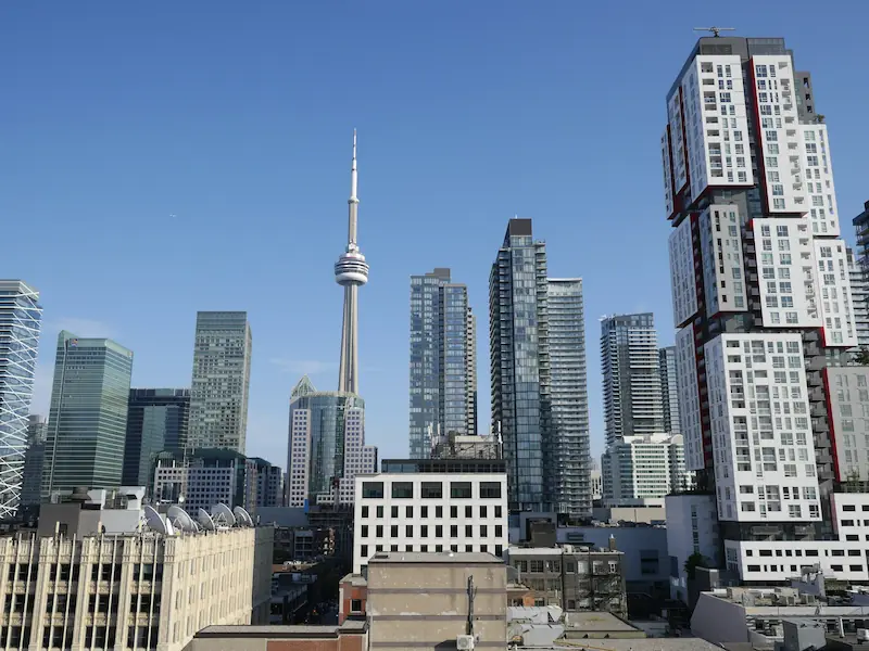 Downtown Core neighborhood in Toronto
