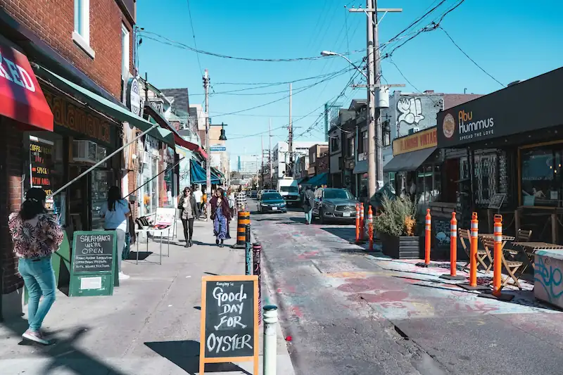 Kensington Market & Chinatown neighborhood in Toronto
