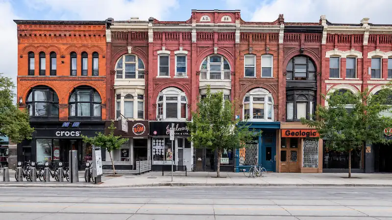 Queen West neighborhood in Toronto