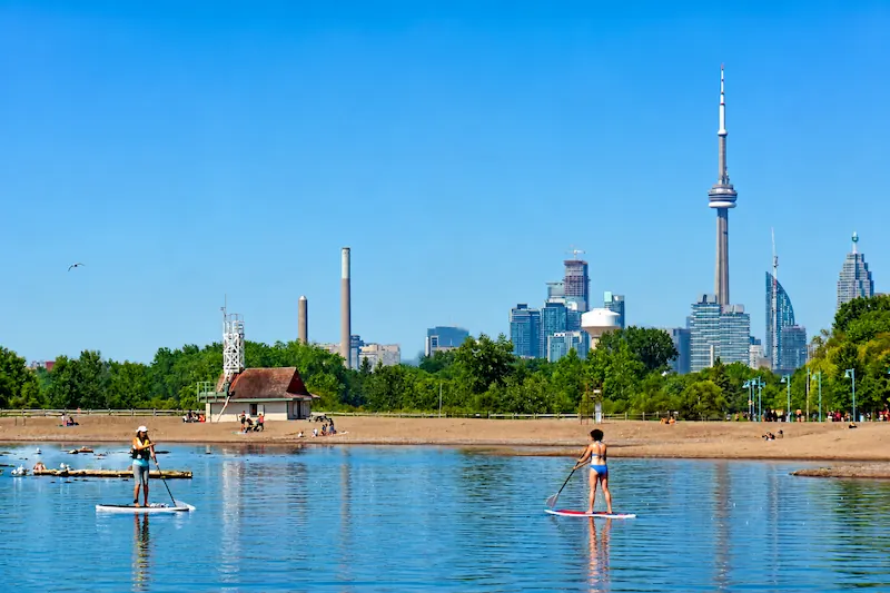 The Beaches neighborhood in Toronto