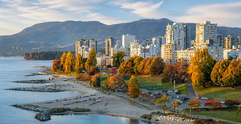 West End neighborhood in Vancouver
