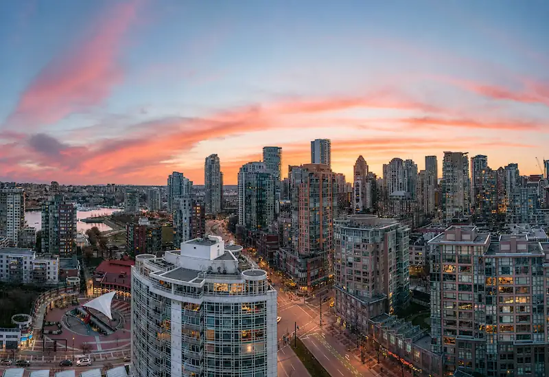 Yaletown neighborhood in Vancouver