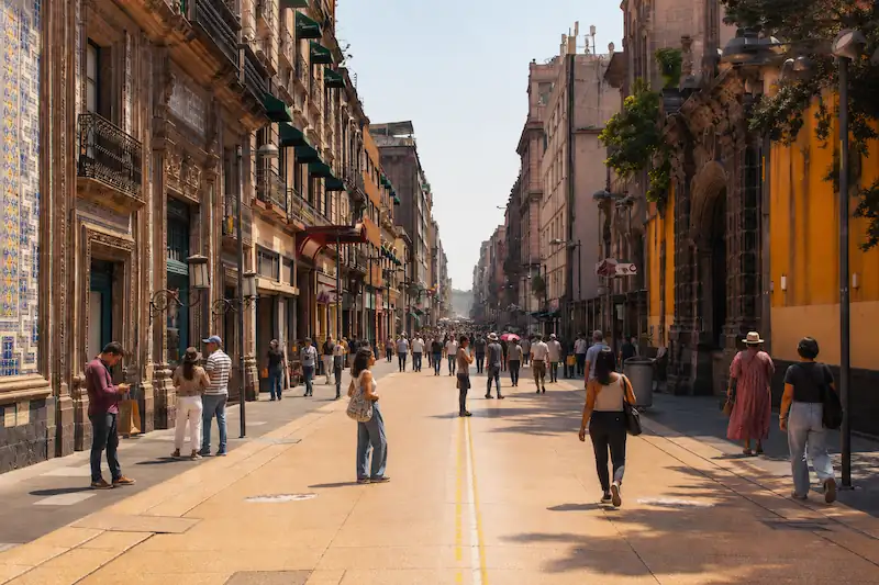 Centro Histórico neighborhood in Mexico City
