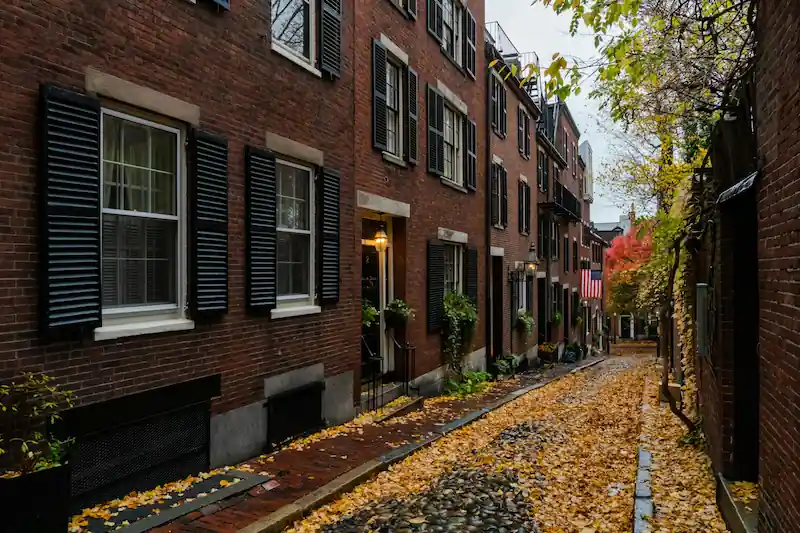 Beacon Hill neighborhood in Boston