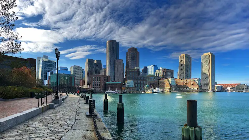 Seaport neighborhood in Boston