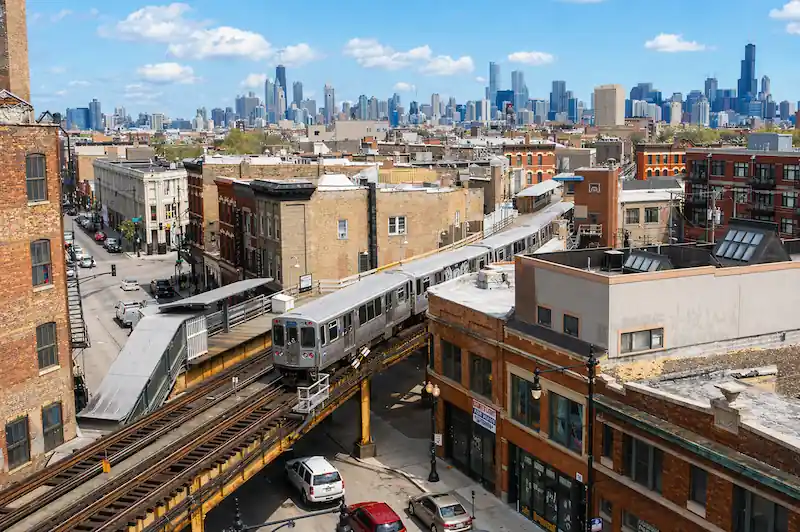 Wicker Park neighborhood in Chicago